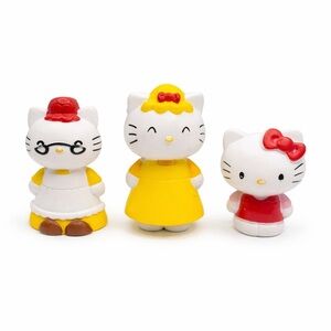 Vintage 1976 Sanrio Hello Kitty Collectible Figures • Lot of 3 • Rare Retro